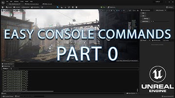 UE5 -  Easy Console Commands - Introduction (Editor Utility widgets, Tutorial)