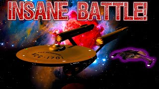 CHALLENGE BATTLE! - Can TOS Enterprise Beat Dominion Attack Ship? - Impossible Feat!