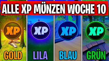 Alle XP Münzen Woche 10 Season 4 Gold, Lila, Blau, Grün | Schnell Leveln | FERJUS