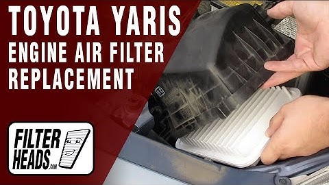 How to Replace Engine Air Filter 2008 Toyota Yaris L4 1.5L