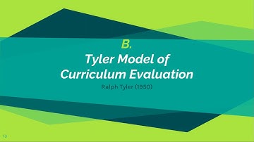 MODELS OF CURRICULUM EVALUATION