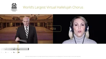 Alto Part for #Hallelujah Virtual Choir | The Tabernacle Choir