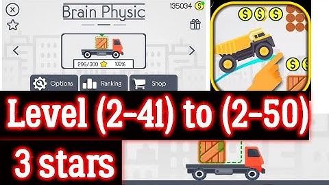 Brain Physic Level 2-41 42 43 44 45 46 47 48 49 50  wooden truck Android Solution