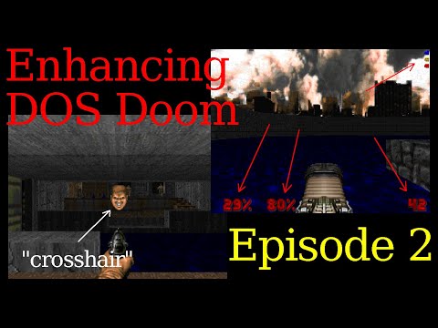 [Enhancing DOS Doom II] EP2: Function Hooking (full screen status bar)