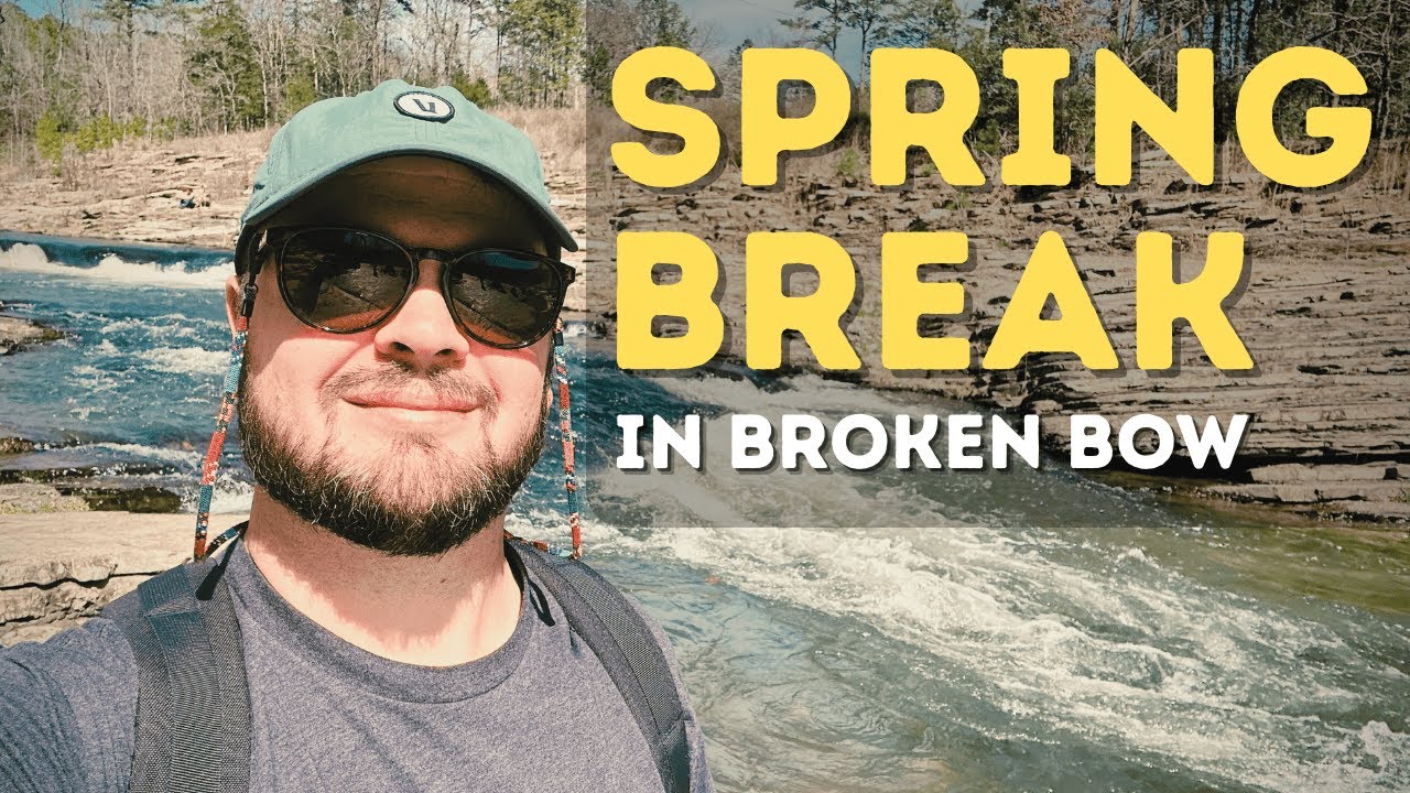 We went to Broken Bow for Spring Break - Cabin , Fishing, Exploring