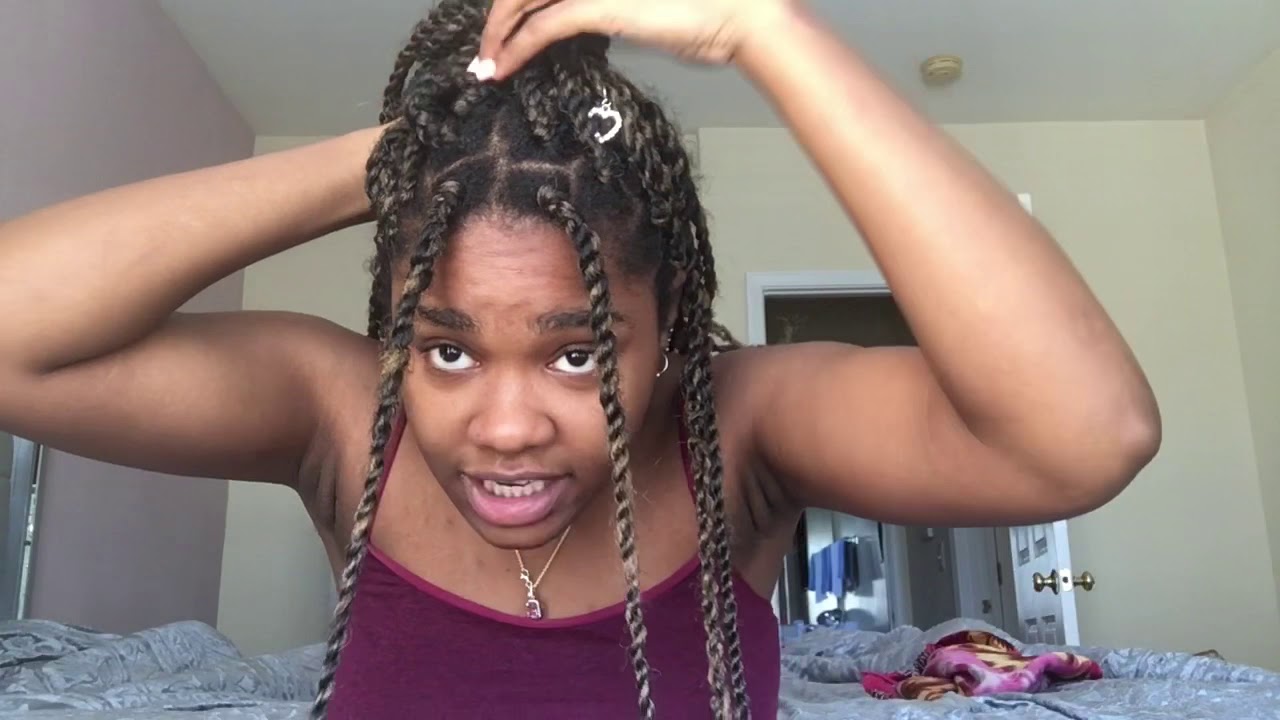 ASMR Playing With And Styling My Braids