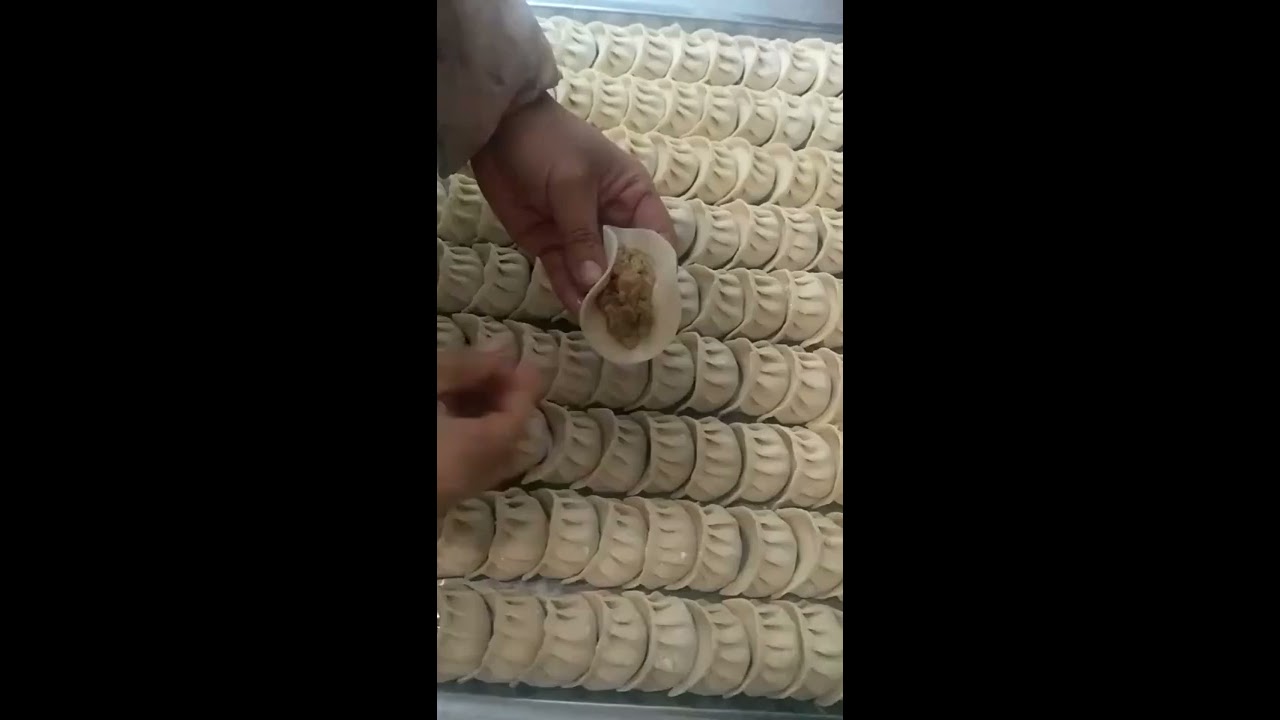 How To WrapFold  Dumpling Momos In A Very Easy Way 