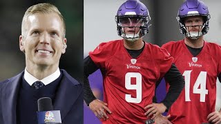 Chris Simms Ranks JJ McCarthy #30 and Sam Darnold #33 on Top-40 List 😑😑😑