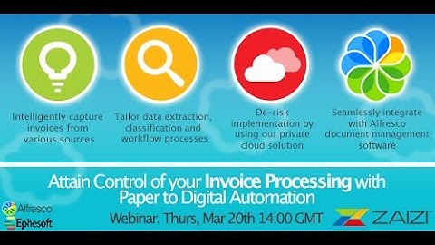 Invoice Processing with Paper to Digital Automation | Webinar