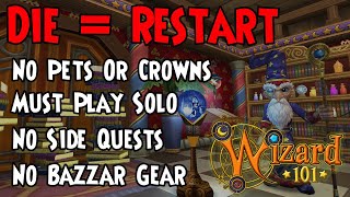 How I Beat The Hardest Wizard101 Challenge Ever (Wizard101 Nuzlocke)