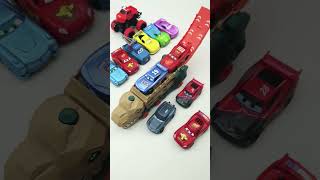 Disney pixel cars McQueen Lightning toys Dragoon parking