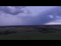 Drone film claires orage juin 2017