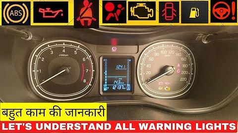 BREZZA WARNING LIGHTS EXPLAINED | बहुत काम की जानकारी