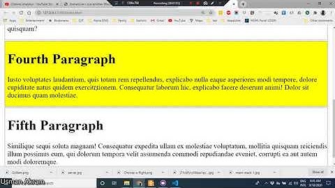 HTML CSS Lecture 8 CSS sections and layout designing Practice in Urdu Hindi By Usman Akram