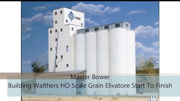 Building Walthers Grain Elevator From Start to Finish (Part 1) (14 year +)