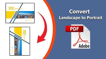 How to convert pdf landscape to portrait using Adobe Acrobat Pro DC
