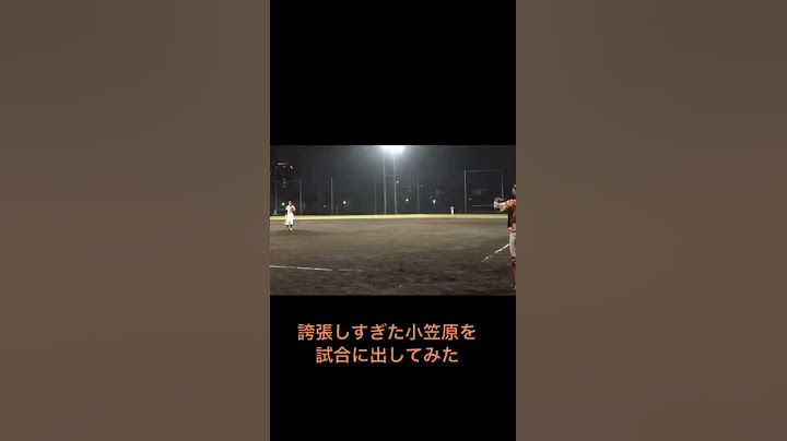 [飛びすぎw]小笠原のモノマネで奇跡の特大ホームラン