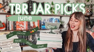 TBR prompt jar chooses my June reads 🫙📚✨ JUNE TBR