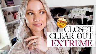 REORGANISE AND CLEAR OUT MY ENTIRE CLOTHING COLLECTION WITH ME | INTHEFROW