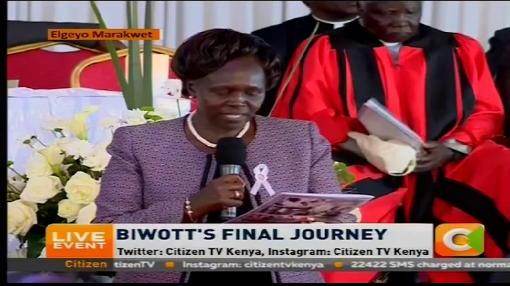 Margaret Kamar's tribute to Nicholas Biwott