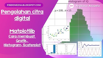 Scaterplot || Histogram || Grafik || Diagram batang || Matplotlib.pyplot