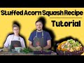 Stuffed Acorn Squash Recipe//Tutorial image