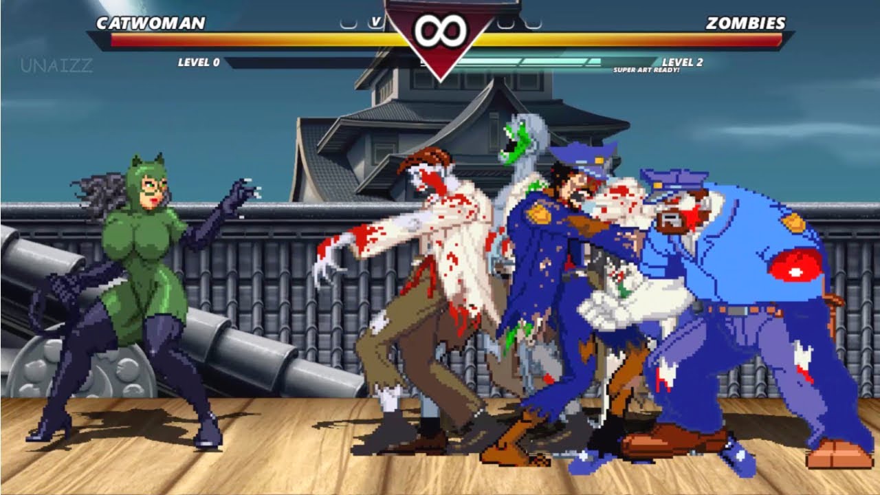 Catwoman VS Zombies I HIGH LEVEL EPIC FIGHT - YouTube