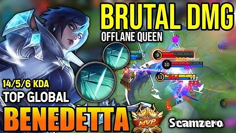 BENEDETTA BEST BUILD 2022 | TOP GLOBAL BENEDETTA GAMEPLAY | MOBILE LEGENDS✓