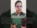hormonal changes is a most common cause of back pain after pregnancy.#physiotherapy