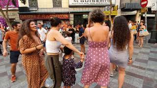 alegría  en las calles de Madrid  miren qué sucede