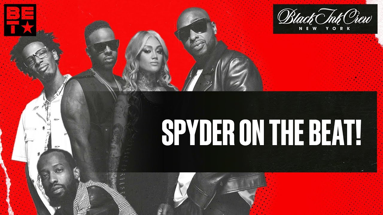 Vibin' With Spyder In The Studio | Black Ink Crew New York #BETBlackInkCrew