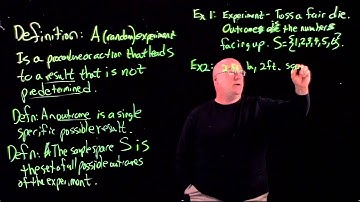 Video Lecture 14   Experiments, Sample Spaces, and Events