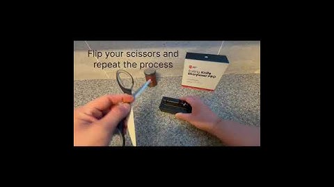 How To - Scissor Sharpening