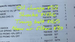 Getting an oil change for my Honda Civic Si. Tires Plus Coral Gables, Fl. Practice reading Lao.