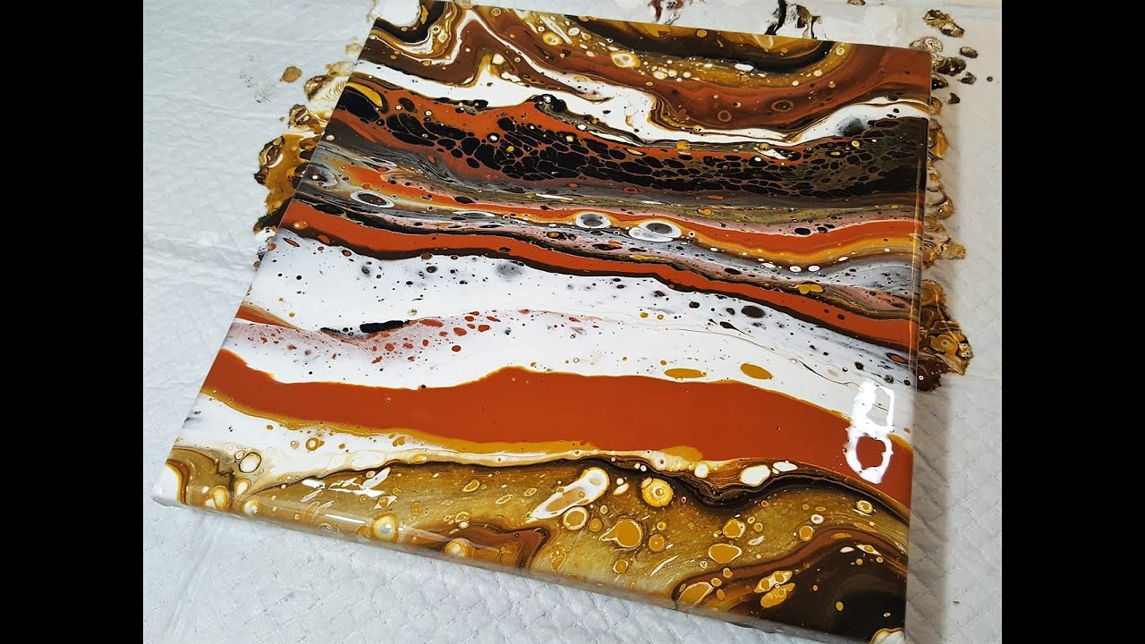 #27 dirty pour ;pouring acrylic .Simple pouring with beautiful colors ...