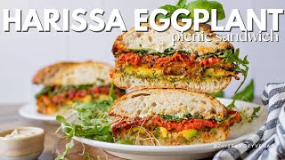 Harissa Eggplant Picnic Sandwich | This Savory Vegan by This Savory Vegan 406 views 4 weeks ago 2 minutes, 16 seconds