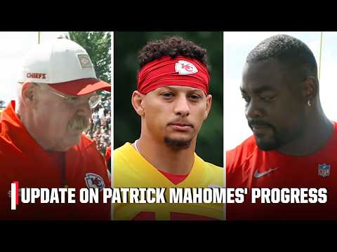 Andy Reid & Chris Jones IMPRESSED by Patrick Mahomes' progress 💪 'He's looking sharp' | NFL on ESPN