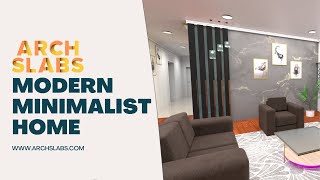 Modern Minimalist House Walkthrough | Designed and Decorated by Arch Slabs | 3D Design for Homes screenshot 1