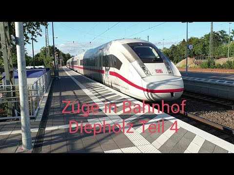 Züge in Bahnhof Diepholz Teil 4