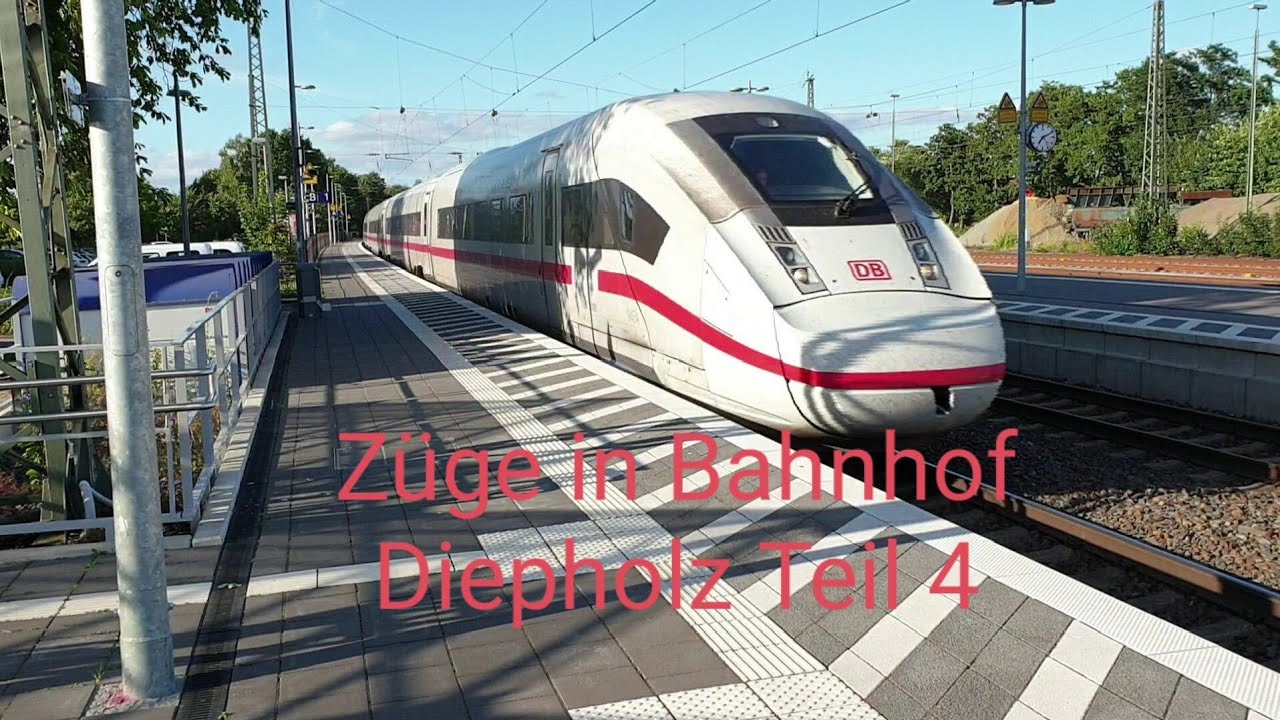 Züge in Bahnhof Diepholz Teil 4