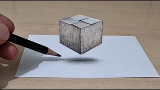 how to draw 3d drawing on paper for beginners