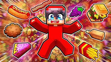 Minecraft: EXTREME FOOD DROPPER (Custom Map)