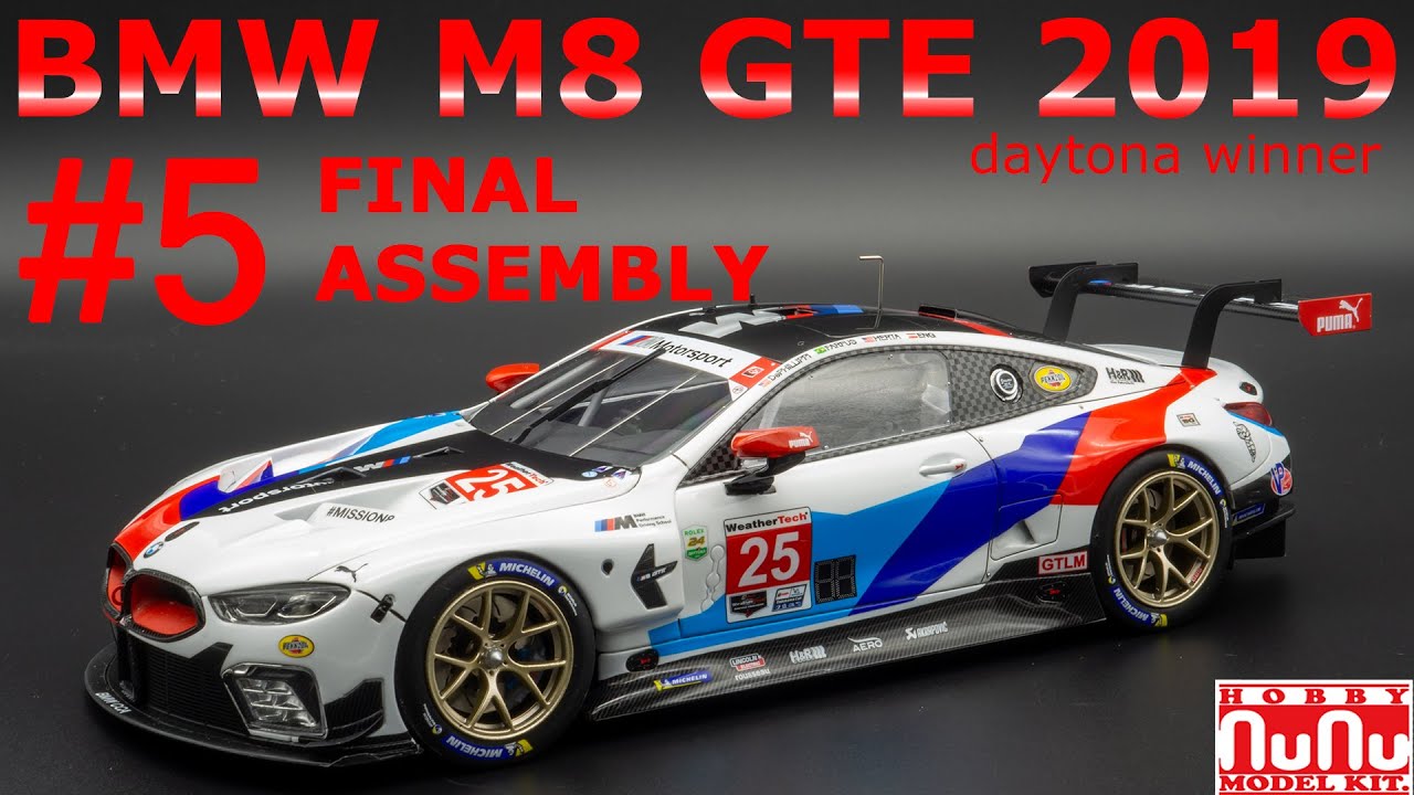 1/24 BMW M8 GTE. Exterior, final assembly. NuNu 24010 #5 - YouTube