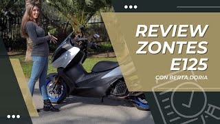 ZONTES E125  En este scooter 125 cc caben 2 cascos o 1 persona