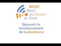 Mooc ddusant  fonctionnement de la plateforme