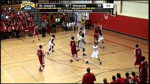 SF University #2 Harold Getz passes to #14 Will Ca...