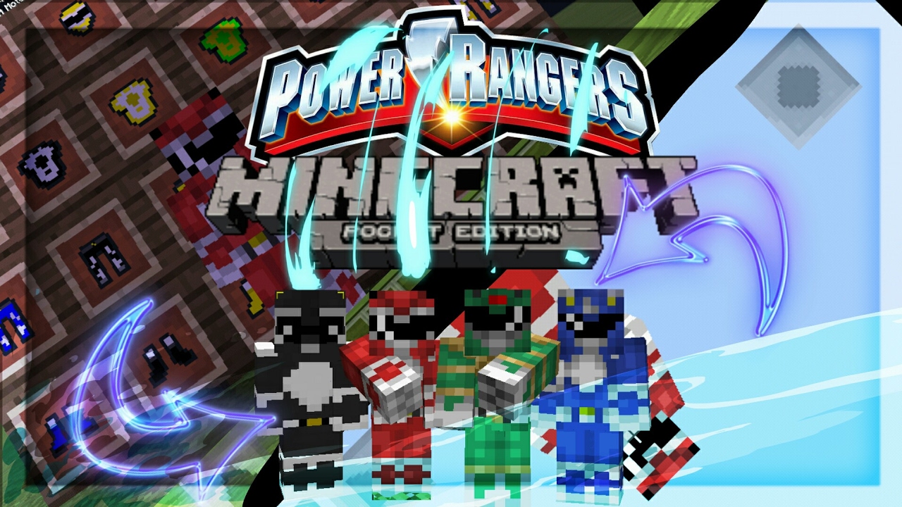Minecraft pe: Mostrando Mods Ep 3 - Power Rangers - YouTube