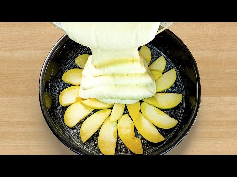 Ein sehr zarter Apfelkuchen, ein einfaches und schnelles Rezept 061