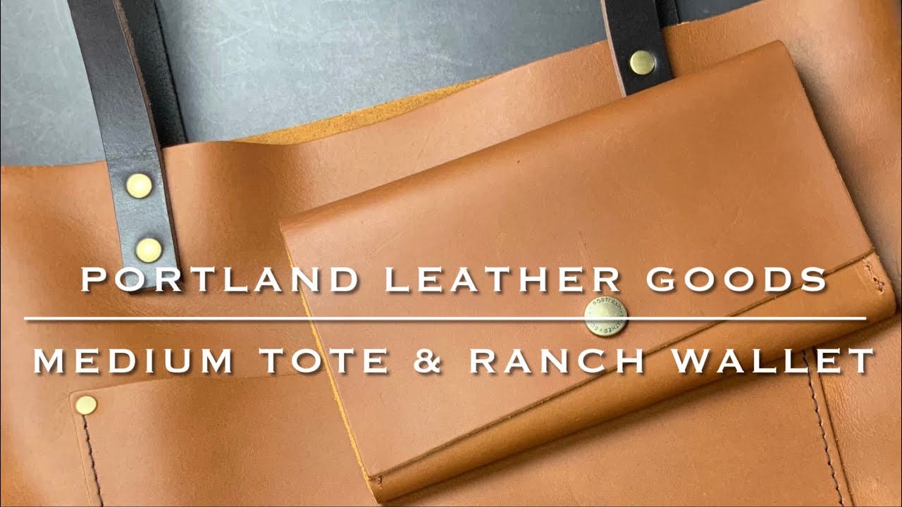 PORTLAND LEATHER GOODS  Medium Zipper Tote Unboxing & Review