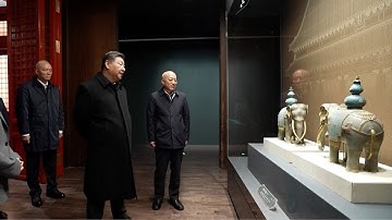 President Xi Jinping visits Palace Museum
